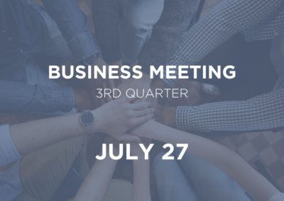 Quarterly Business Meeting
