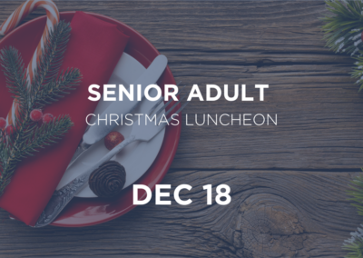 Senior Adult Luncheon