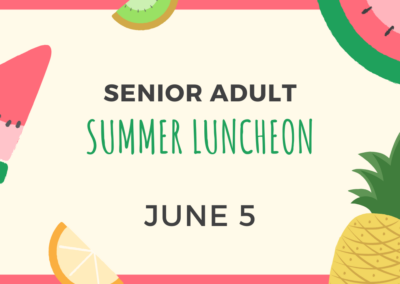 Senior Adult Luncheon