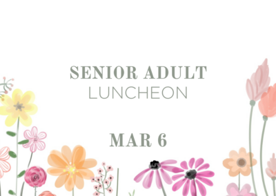 Senior Adult Luncheon