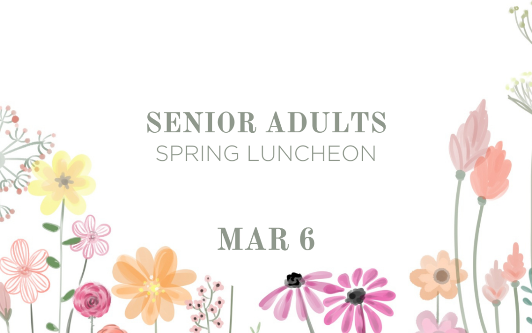 Senior Adult Luncheon